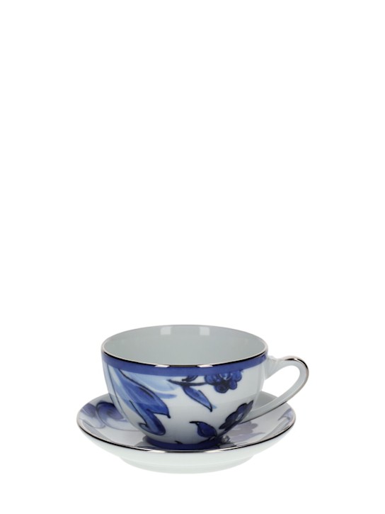 Luisaviaroma Tazza Da Caffè E Piattino Blu Mediterraneo