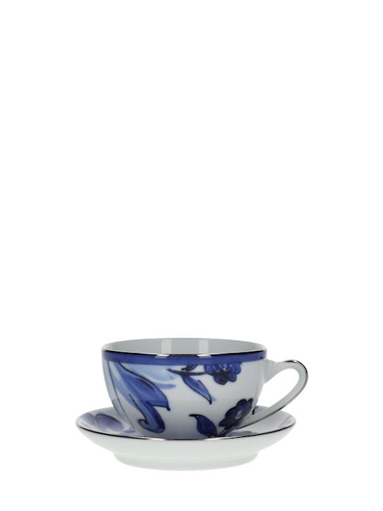 Luisaviaroma Tazza da caffè e piattino Blu Mediterraneo