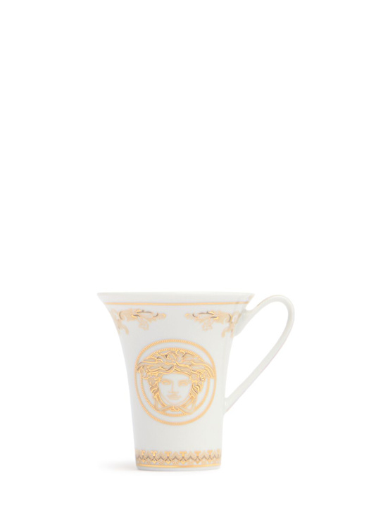 Luisaviaroma Tazza e piattino per espresso Medusa Gold