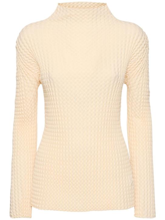 Luisaviaroma Top a maniche lunghe in misto cotone Spongy-48