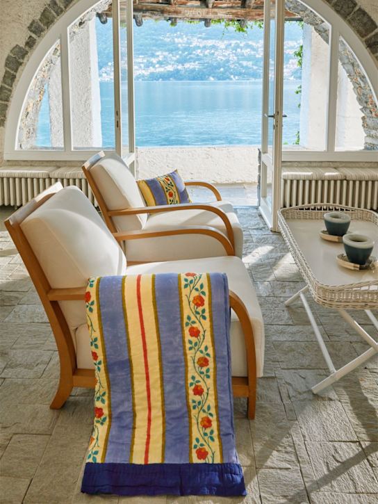 Luisaviaroma Trapunta Junior Varanasi Stripes Pervinch