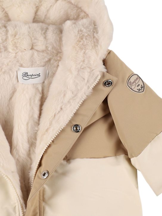 Luisaviaroma Tutina Imbottita In Nylon Con Cappuccio