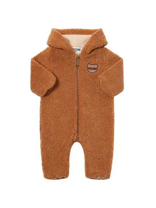 Luisaviaroma Tutina in tessuto sherpa / orecchie applicate