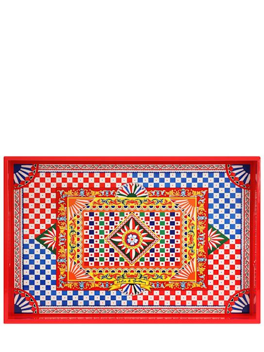 Luisaviaroma Vassoio Rettangolare Carretto In Legno