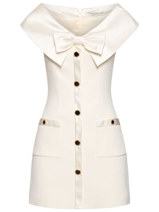 Luisaviaroma Vestito con spalle scoperte in cady con fiocco