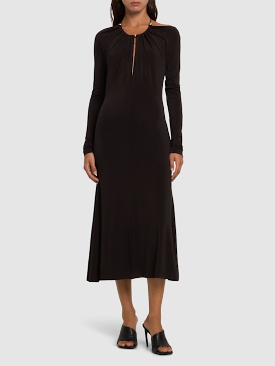 Luisaviaroma Vestito Con Spalle Scoperte In Jersey Stretch