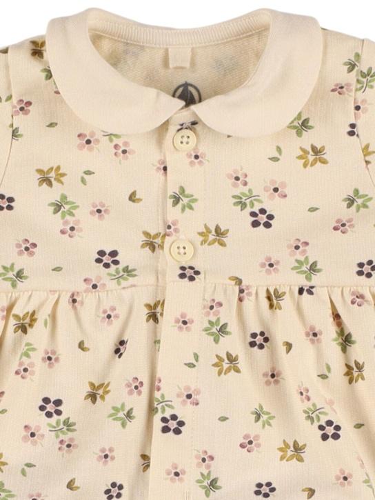 Luisaviaroma Vestito E Leggings In Cotone Con Stampa