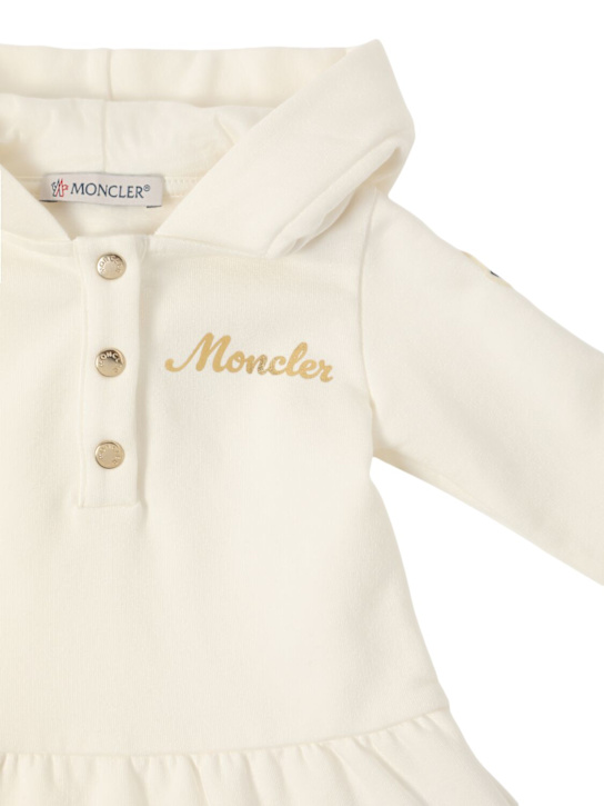 Luisaviaroma Vestito In Cotone Pettinato Stretch Con Cappuccio