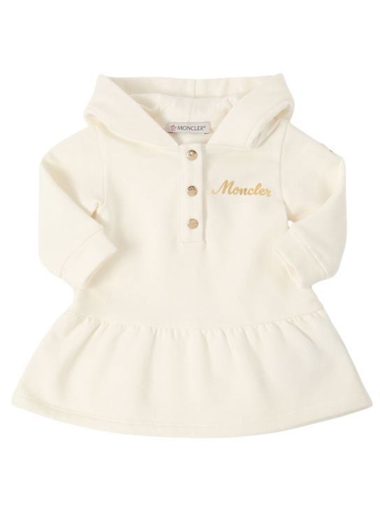 Luisaviaroma Vestito in cotone pettinato stretch con cappuccio
