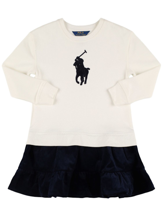Luisaviaroma Vestito in jersey di misto cotone con logo