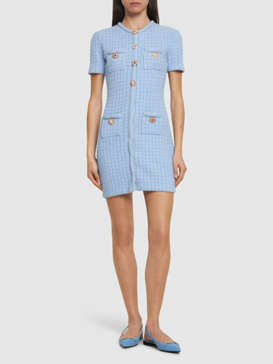 Luisaviaroma Vestito In Maglia Con Bottoni Decorati