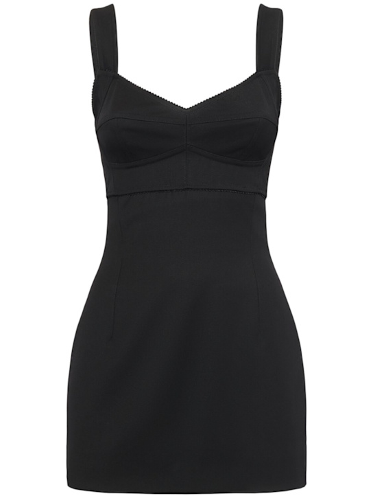 Luisaviaroma Vestito in misto lana con con corsetto