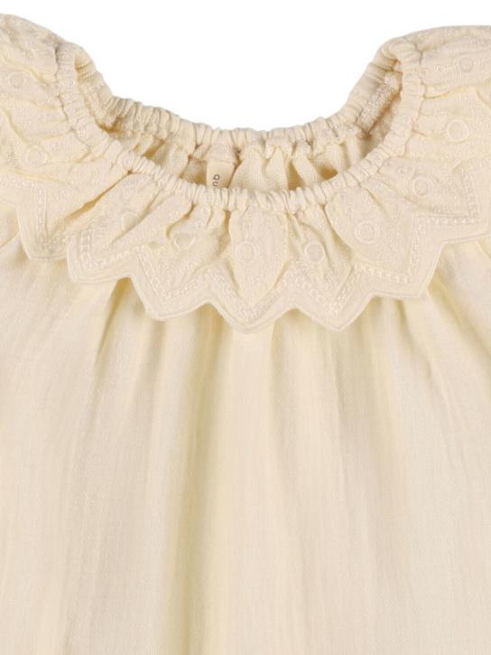 Luisaviaroma Vestito In Popeline Di Cotone Con Ricami