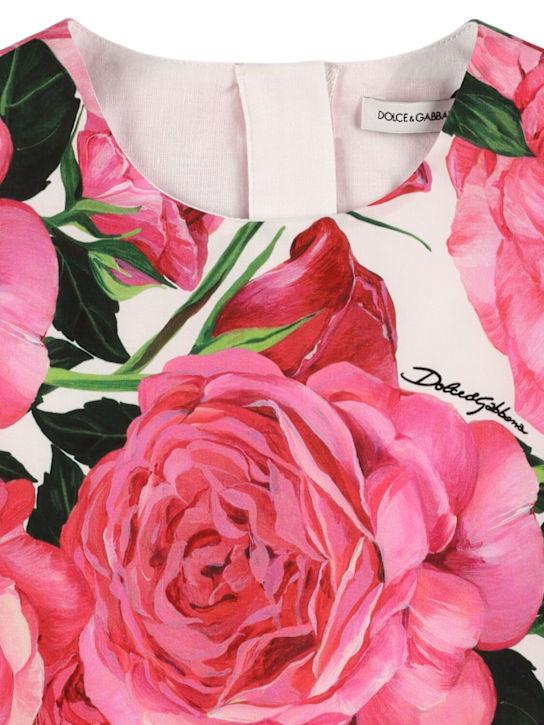 Luisaviaroma Vestito In Popeline Di Cotone Stampato