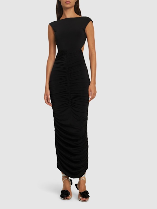 Luisaviaroma Vestito Lungo In Jersey Con Schiena Scoperta