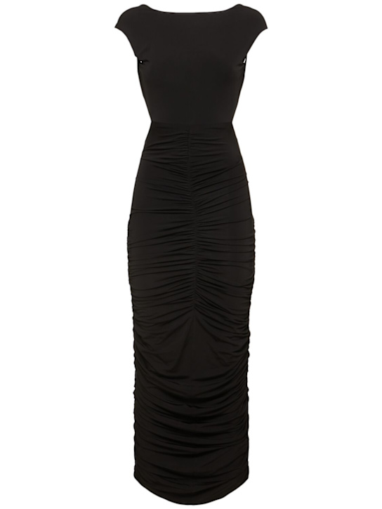 Luisaviaroma Vestito lungo in jersey con schiena scoperta