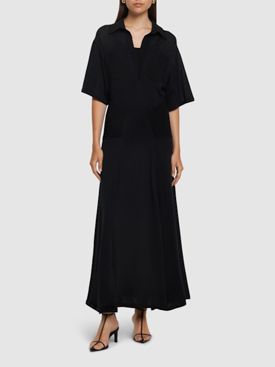 Luisaviaroma Vestito Lungo In Maglia Di Misto Cotone Leggero
