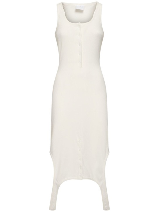 Luisaviaroma Vestito lungo Reversed in maglia a costine