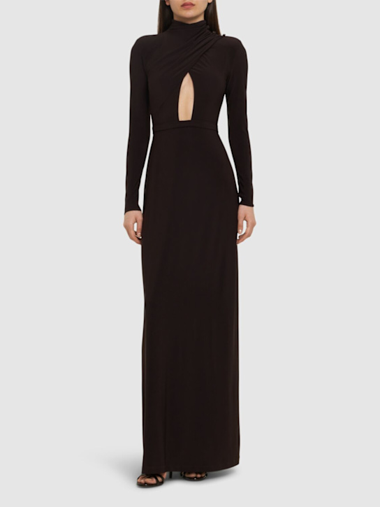 Luisaviaroma Vestito Lungo Zenyatta In Maglia Stretch