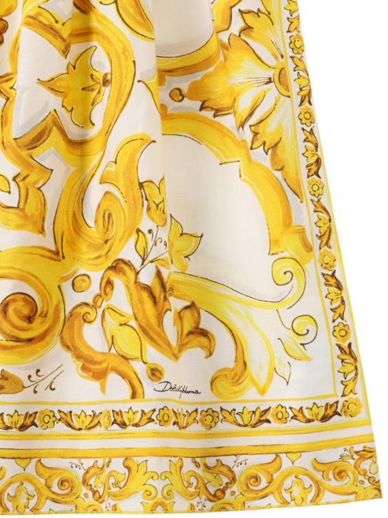 Luisaviaroma Vestito Maiolica In Popeline Di Cotone Stampato