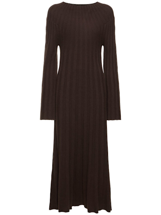 Luisaviaroma Vestito midi Irma in maglia di lana a costine