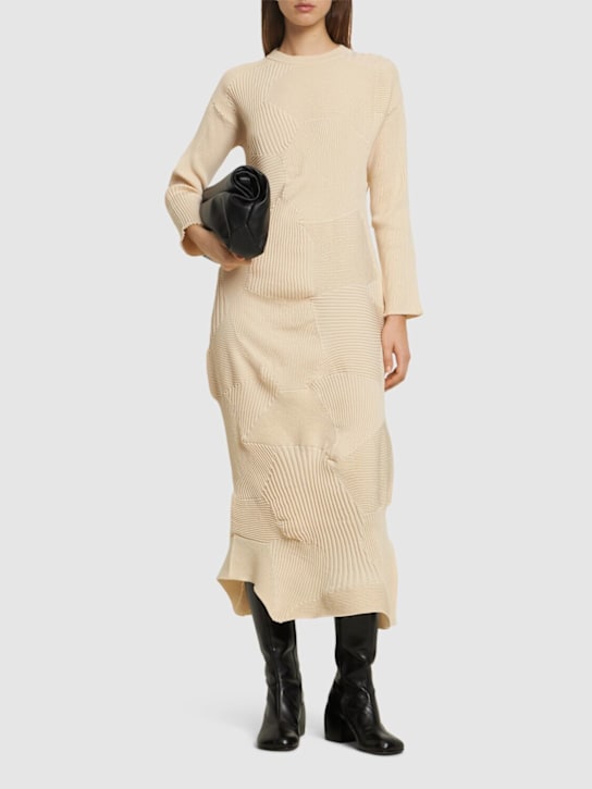 Luisaviaroma Vestito Midi Plissé Kone Kone A Maniche Lunghe