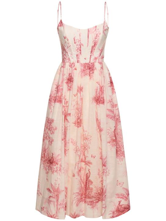 Luisaviaroma Vestito midi Waverly in popeline stampato
