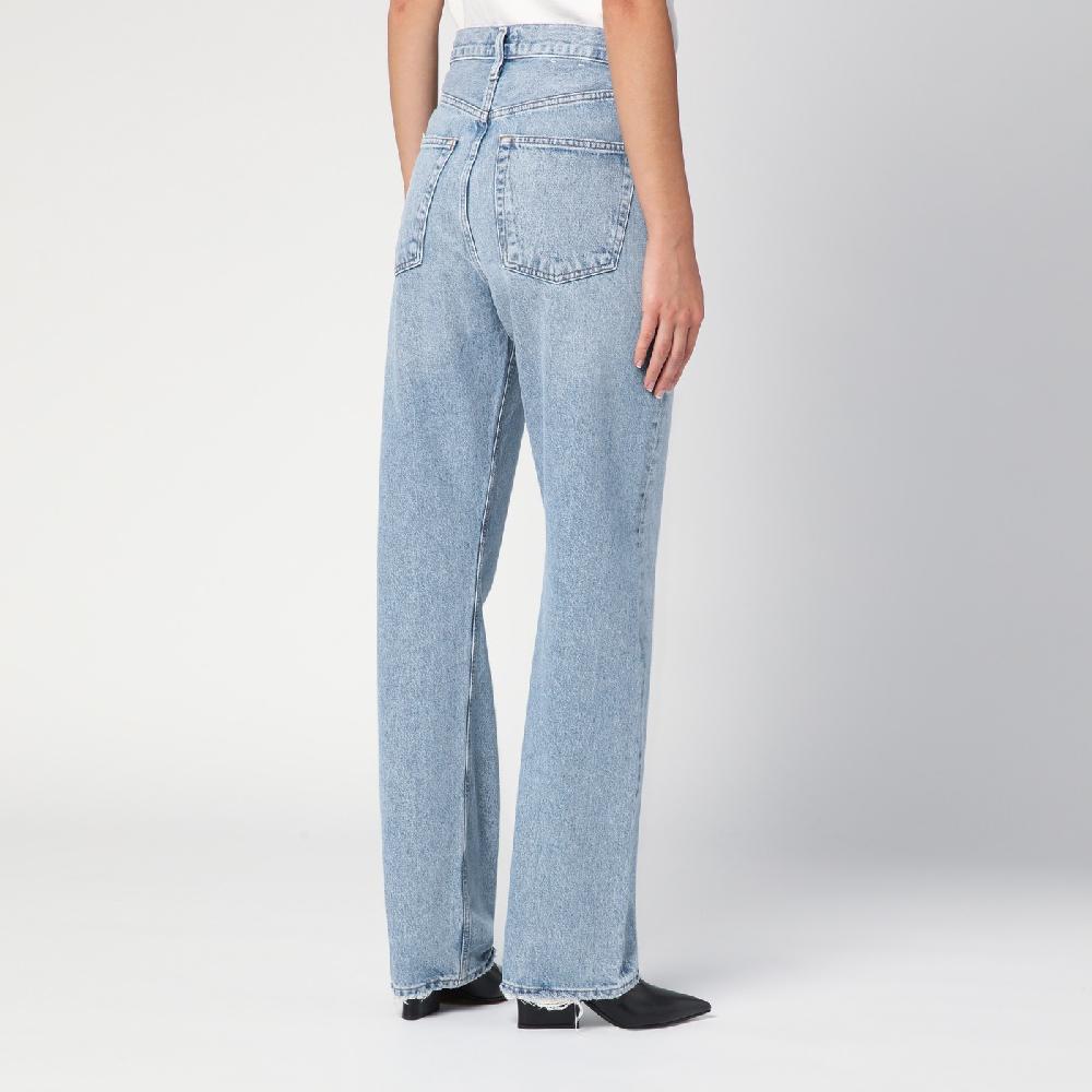 AGOLDE Jeans Azzurro In Denim Rigenerato