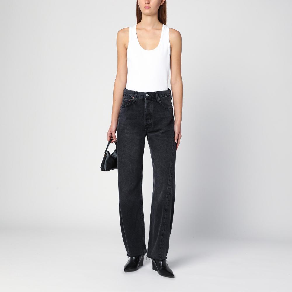 AGOLDE Jeans Luna Nero In Denim Organico