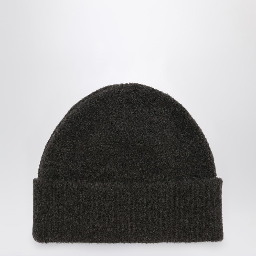 Ami Paris Cappello Ami De Coeur Grigio In Alpaca