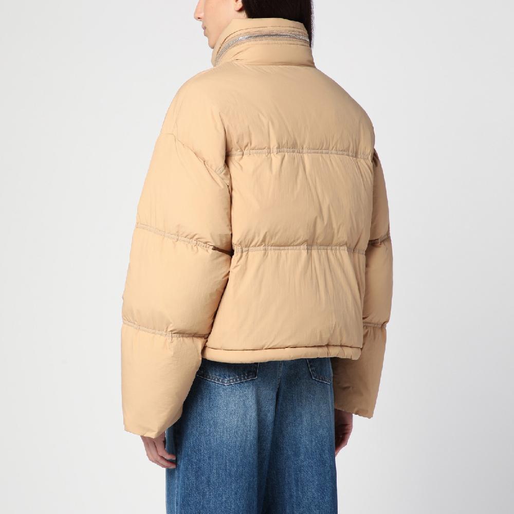 Ami Paris Piumino Ami De Coeur Beige