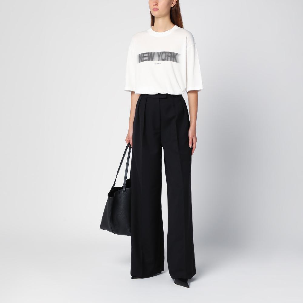 ANINE BING T-shirt Over New York Avorio