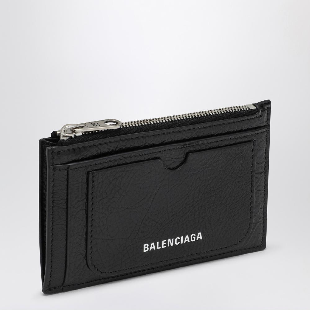 Balenciaga Portacarte Superbusy nero in pelle