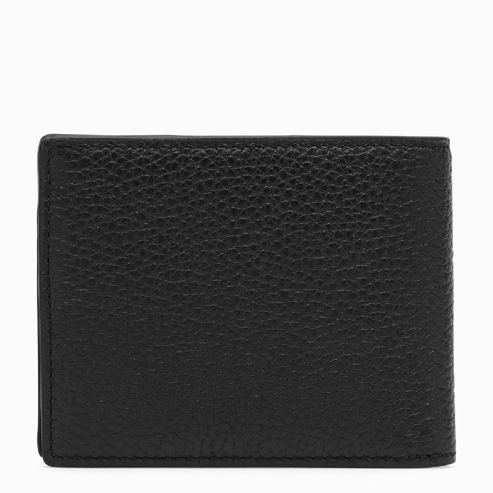 Bally Portafoglio Bi-fold Nero In Pelle
