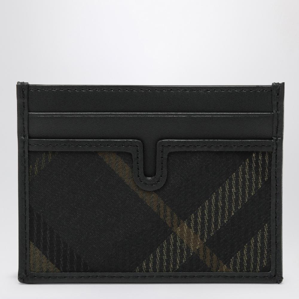 Burberry Portacarte Nero Motivo Check