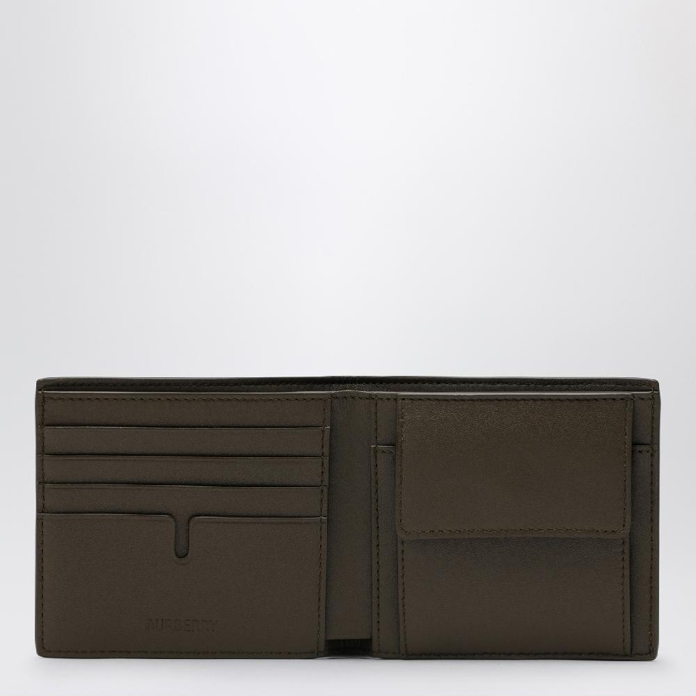 Burberry Portafoglio A Libro Beige Motivo Check