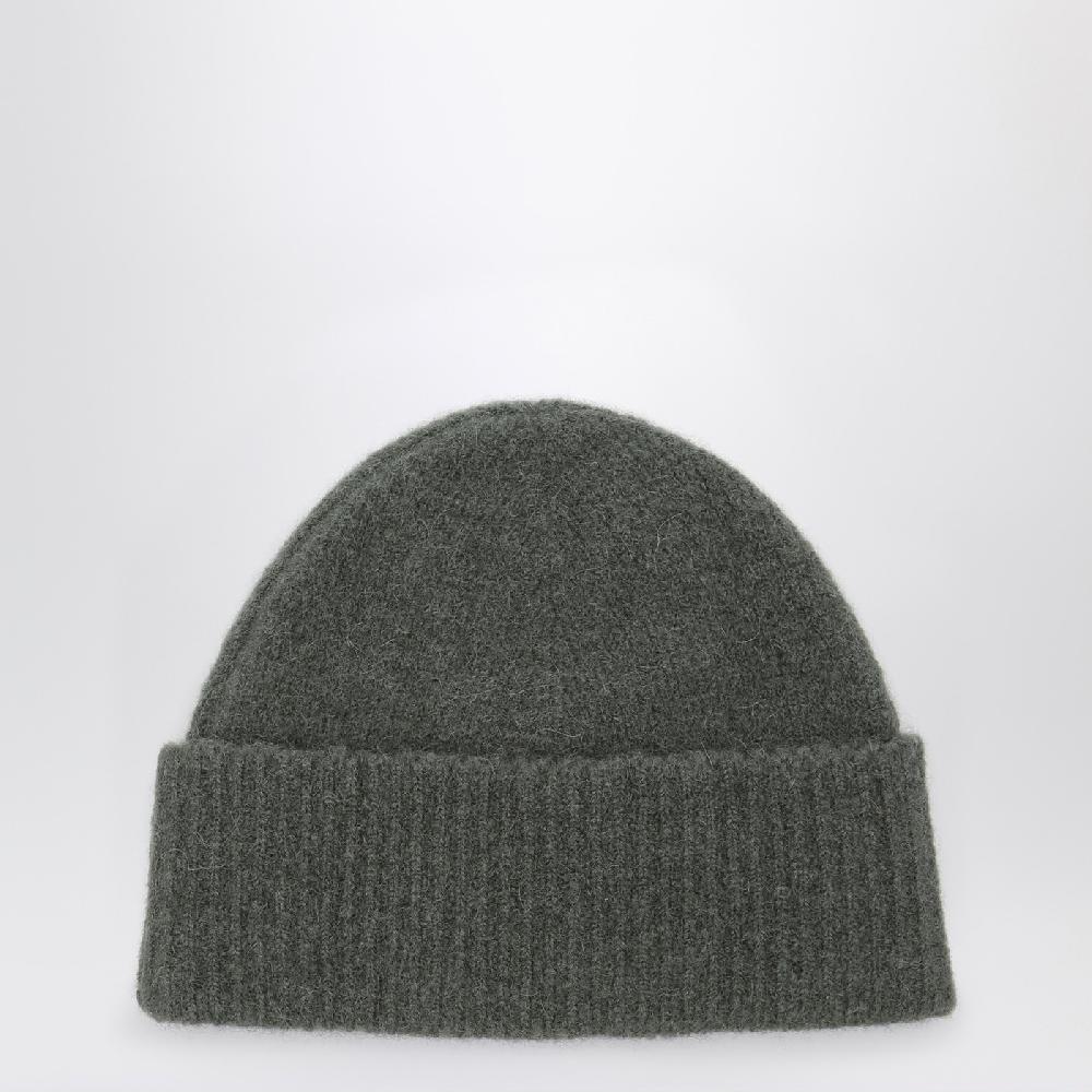 Ami Paris Cappello Ami De Coeur Grigio Chiaro In Alpaca