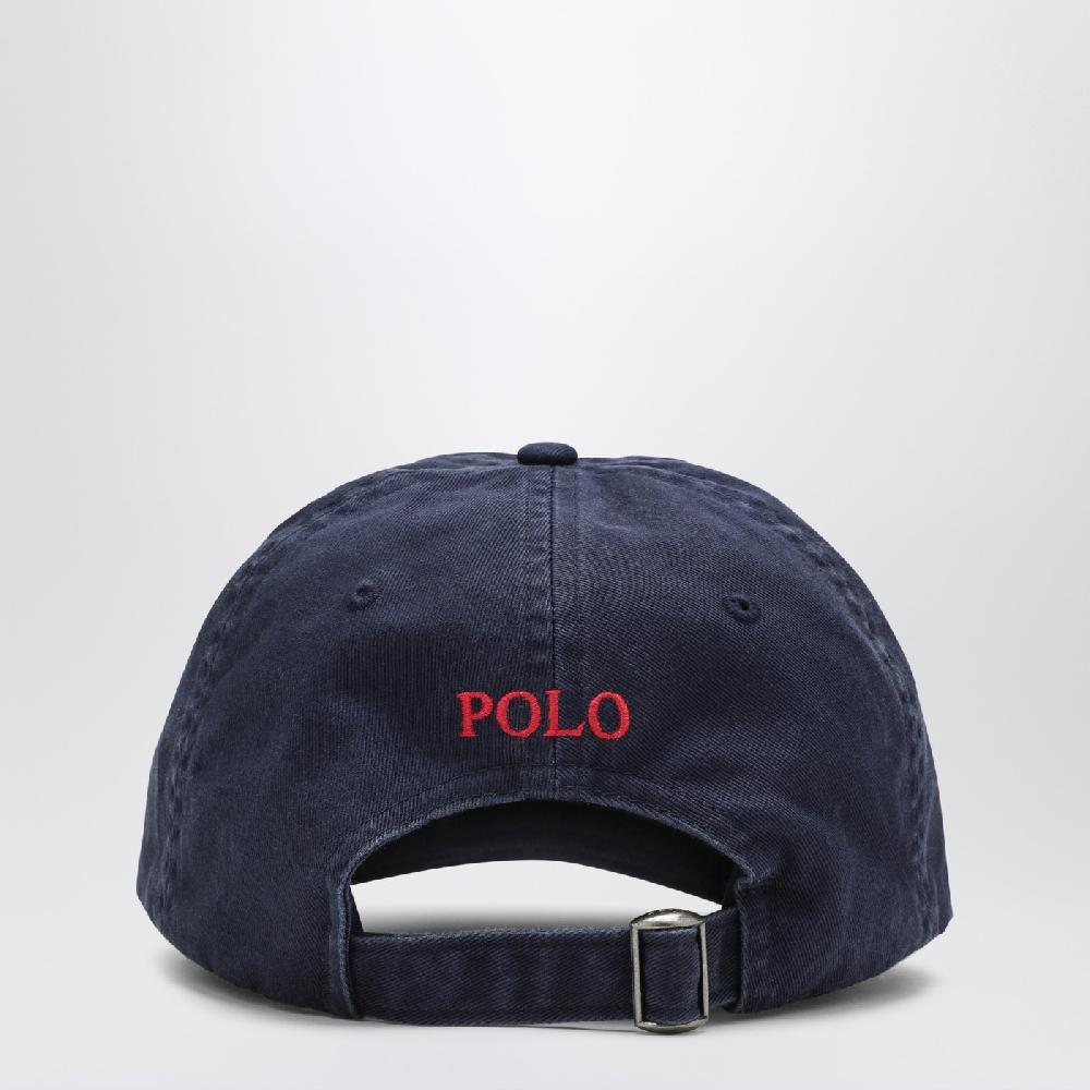 Polo Ralph Lauren Cappello Da Baseball Blu Navy Con Logo