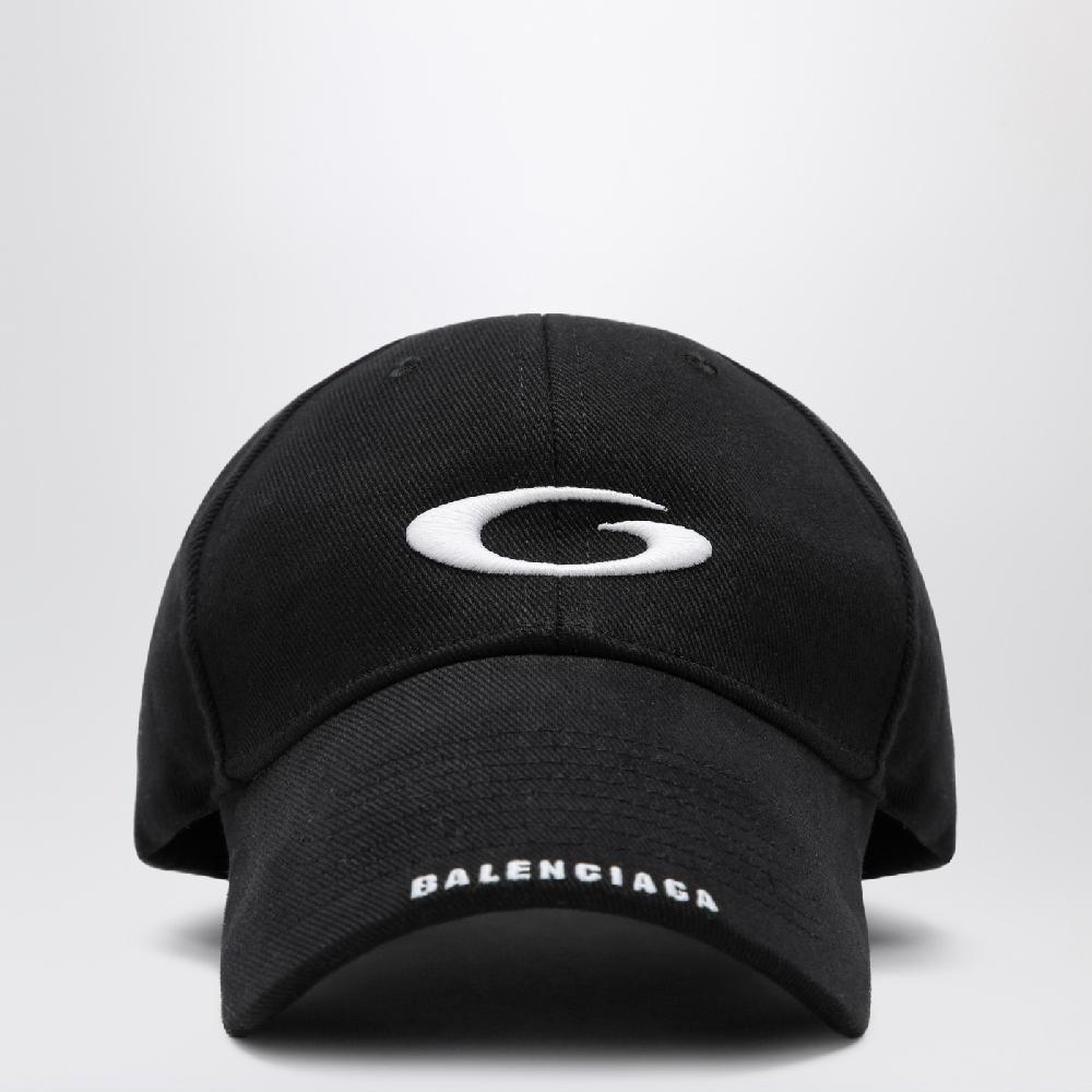 Balenciaga Cappello Da Baseball Nero Loop Sports Icon