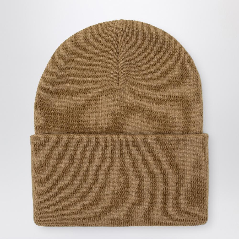 Carhartt WIP Cuffia Beige Con Patch Logo