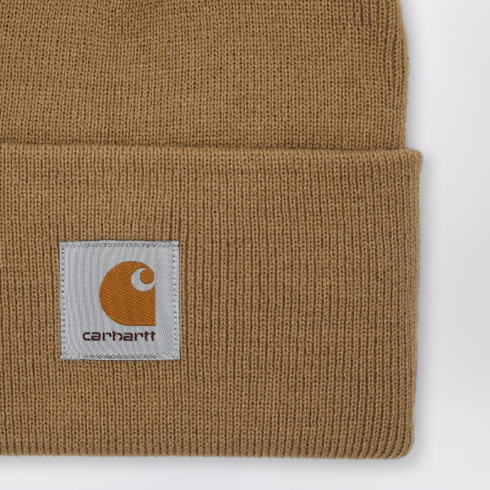 Carhartt WIP Cuffia Beige Con Patch Logo