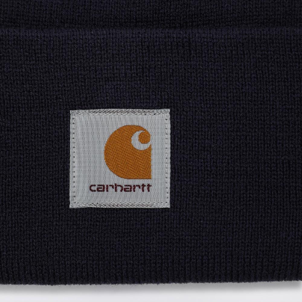 Carhartt WIP Cuffia Blu Con Patch Logo