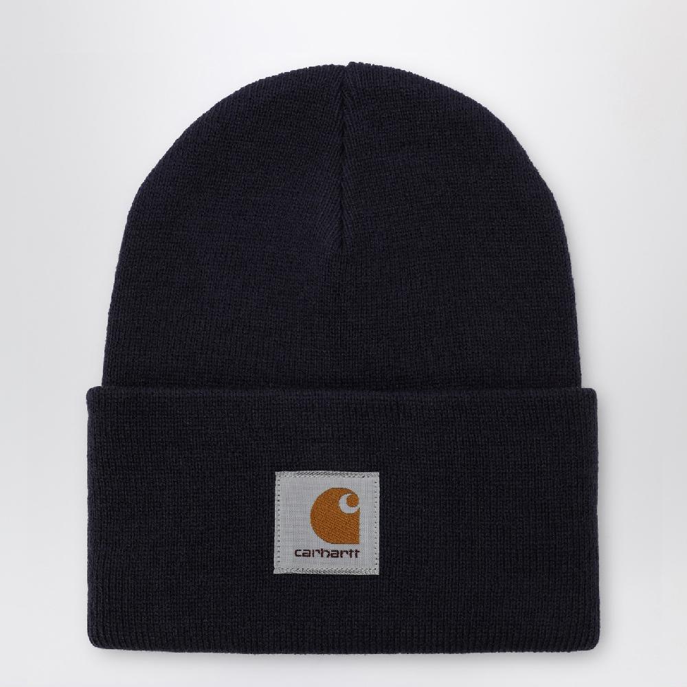 Carhartt WIP Cuffia blu con patch logo