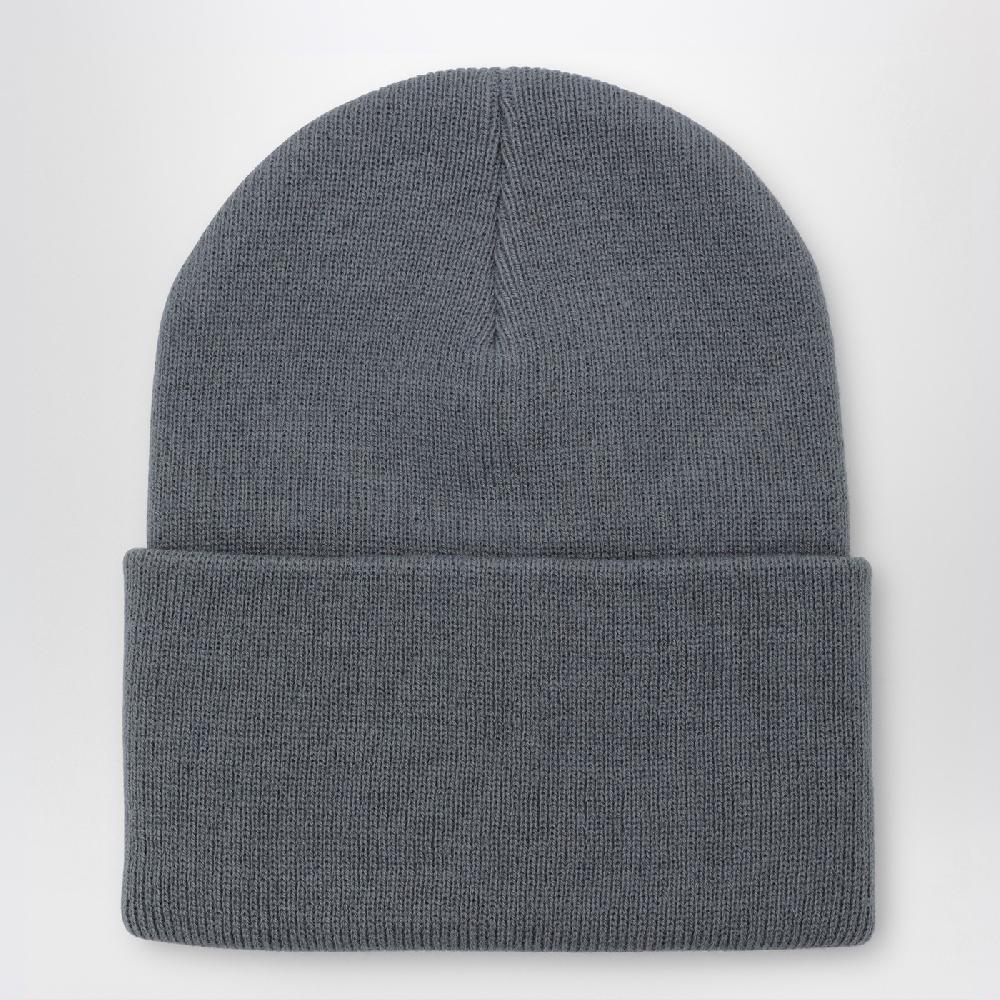 Carhartt WIP Cuffia Grigia Con Patch Logo