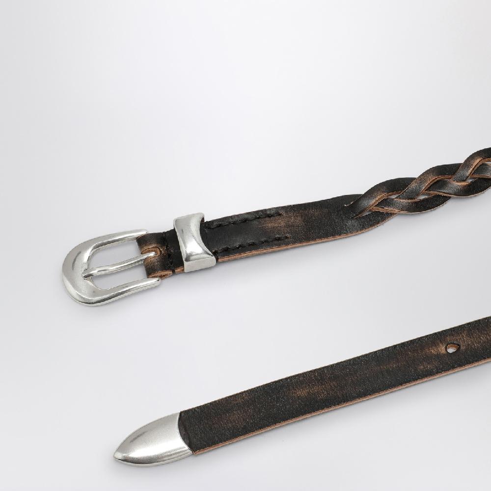Cintura Con Treccia Vintage Black