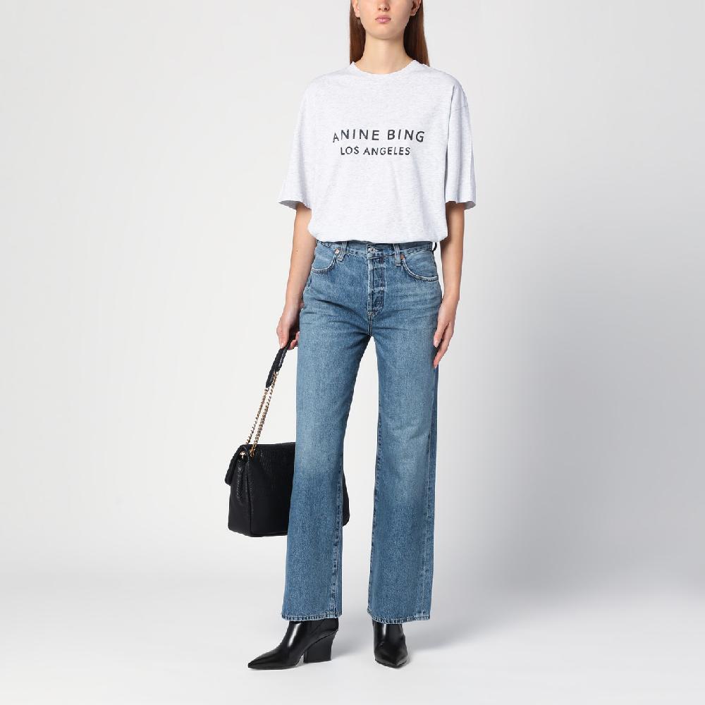 Citizens Of Humanity Jeans Dritto Blu Slavato