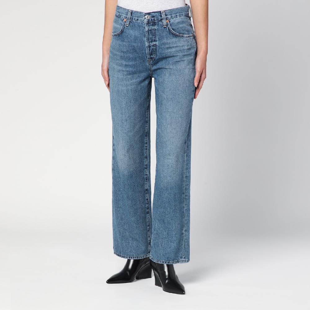 Citizens Of Humanity Jeans Dritto Blu Slavato