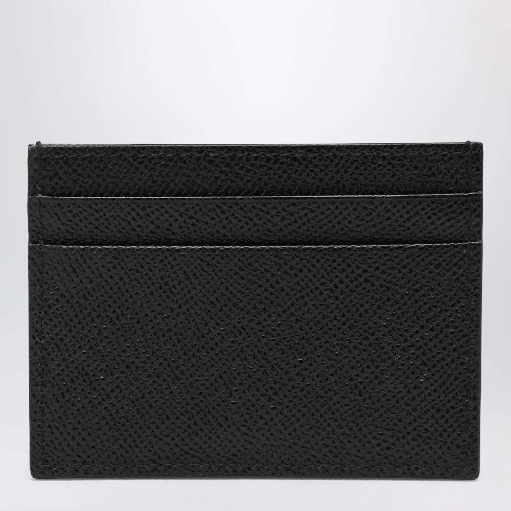 Dolce&Gabbana Portacarte Nero Con Targhetta Logata