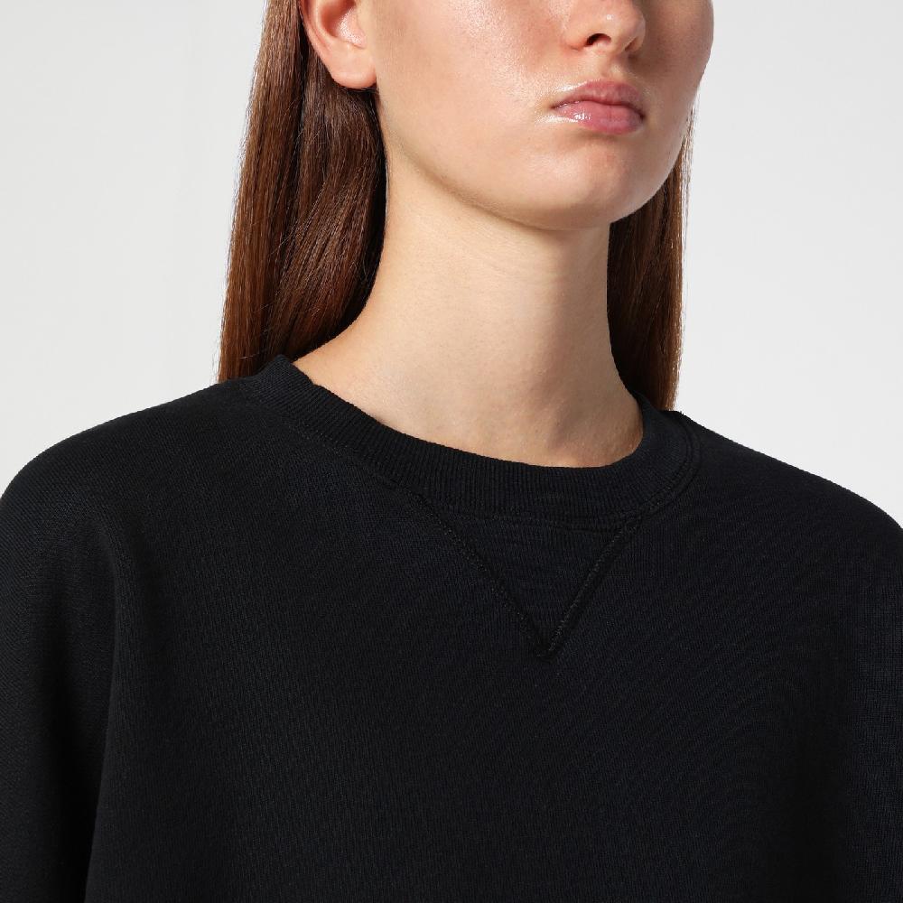 Entire Studios Felpa Nera In Cotone Organico