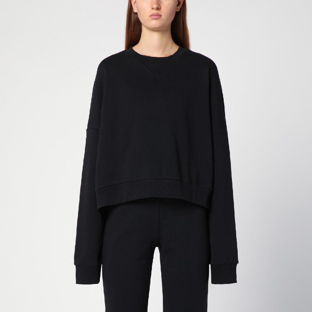 Entire Studios Felpa nera in cotone organico